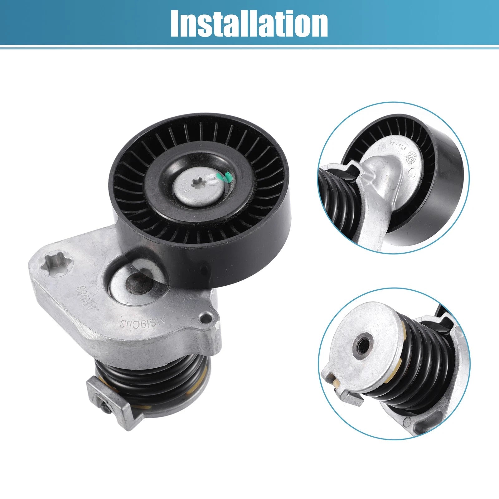Belt Tensioner Pulley Assembly A2712000470 for Mercedes-Benz C250 (2012–2015)