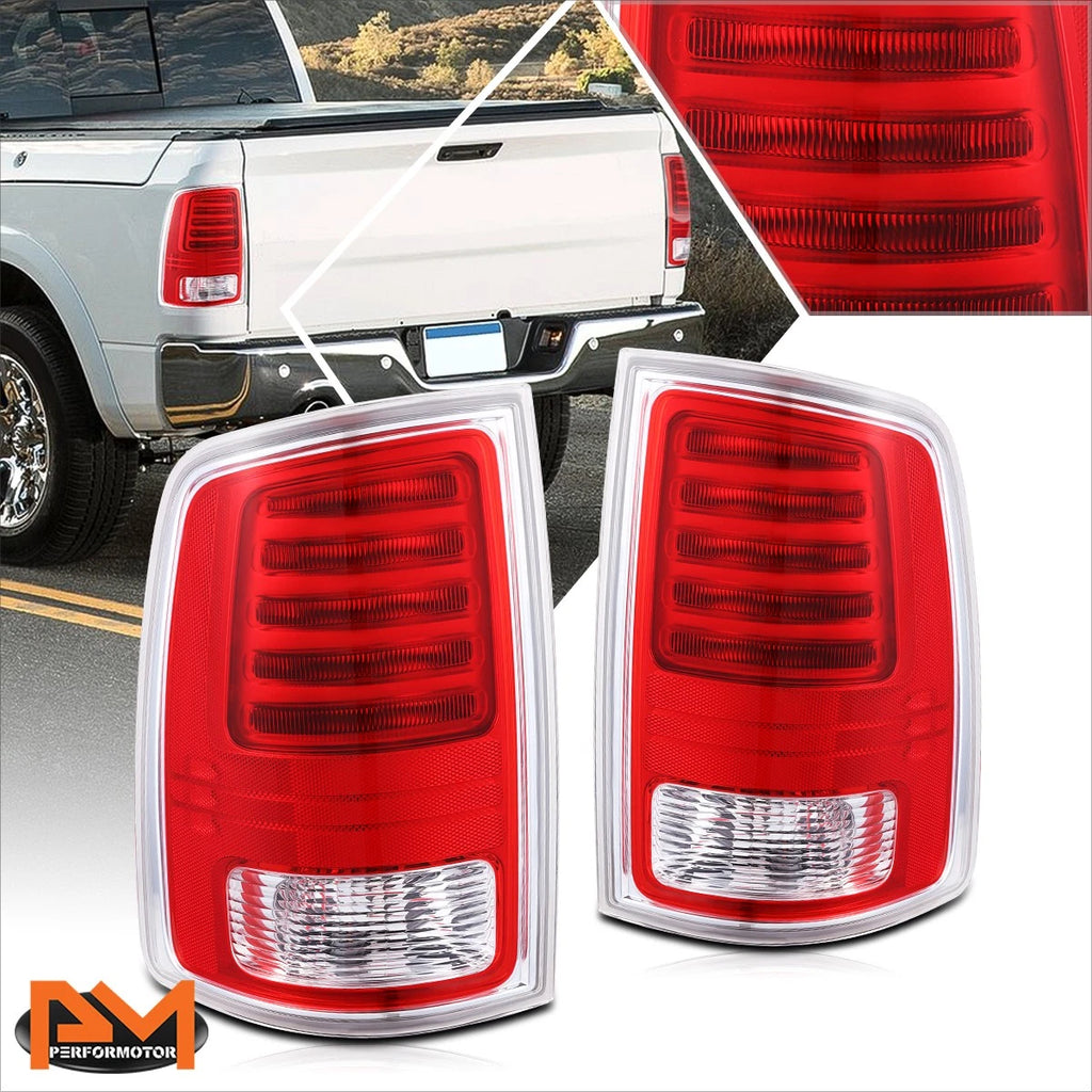 Red Lens LED Turn Signal Tail Brake Lights for Ram 1500-3500 (2013–2022)