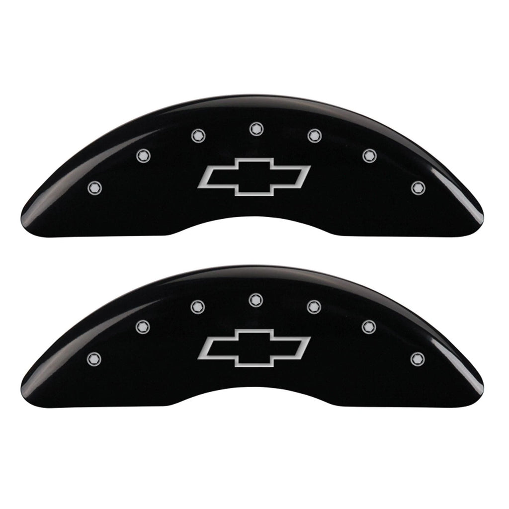 Black Bowtie Caliper Covers for 2016-2024 Chevy Camaro SS by MGP