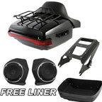 Backrest Pad with Speakers for Harley Touring (2009–2013)