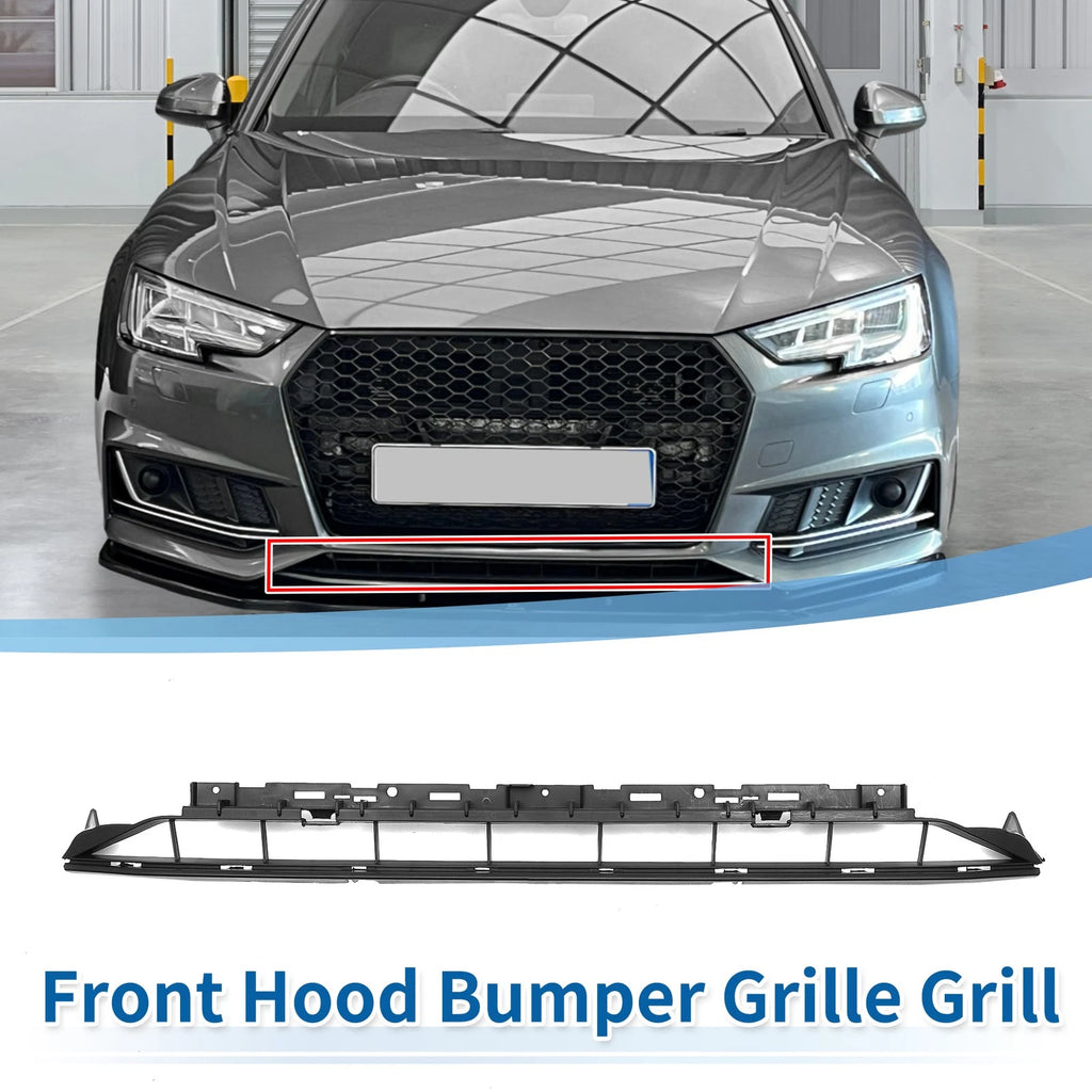 Front Lower Bumper Grille for Audi A4 S4 (2009–2016) S-Line Black Sport Style