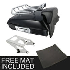 Matte Razor Trunk Backrest Mount Rack for Harley Electra Road Glide (2014–2026)