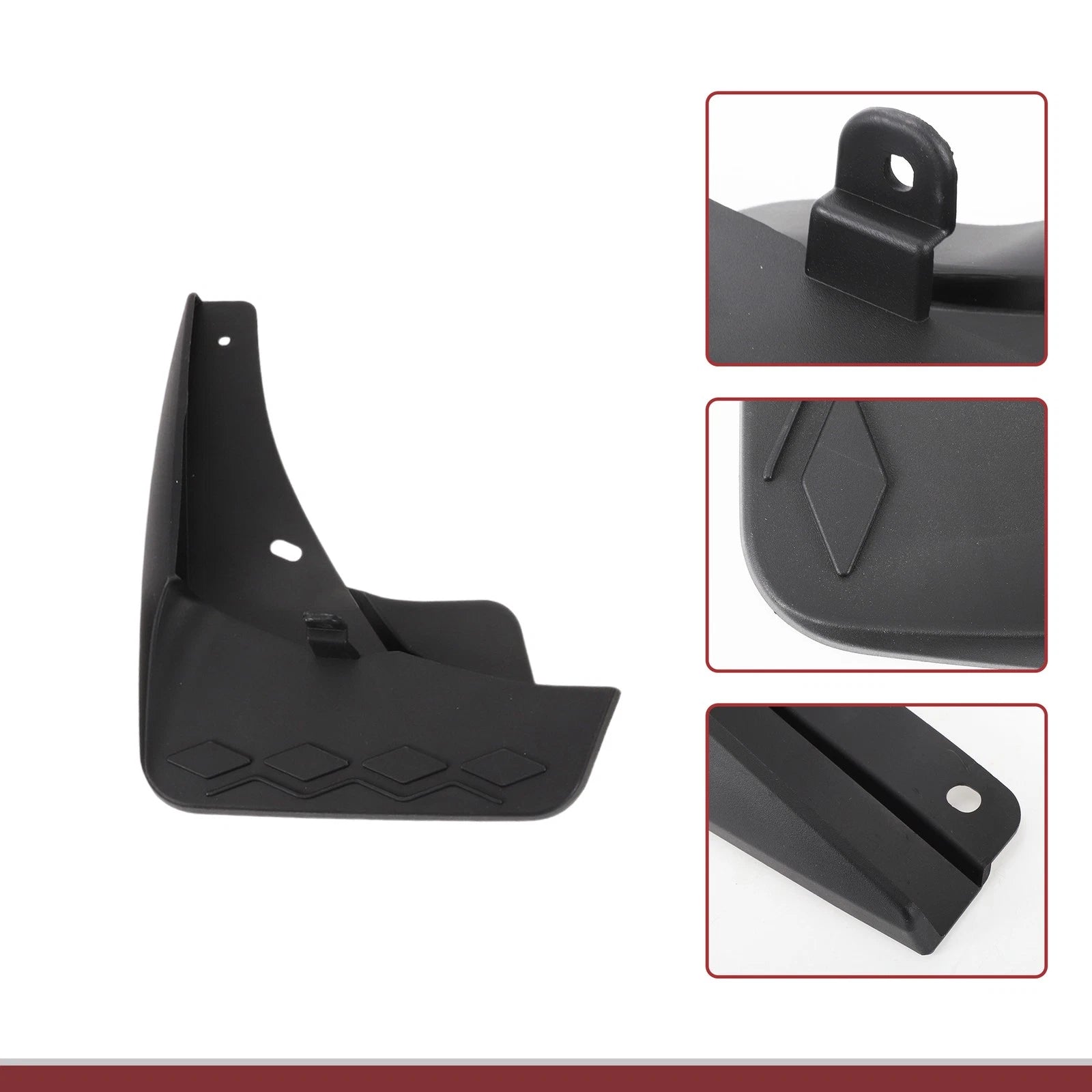 Set of 2 Mud Flaps Splash Guards for Volkswagen Tiguan L (2022–2023)