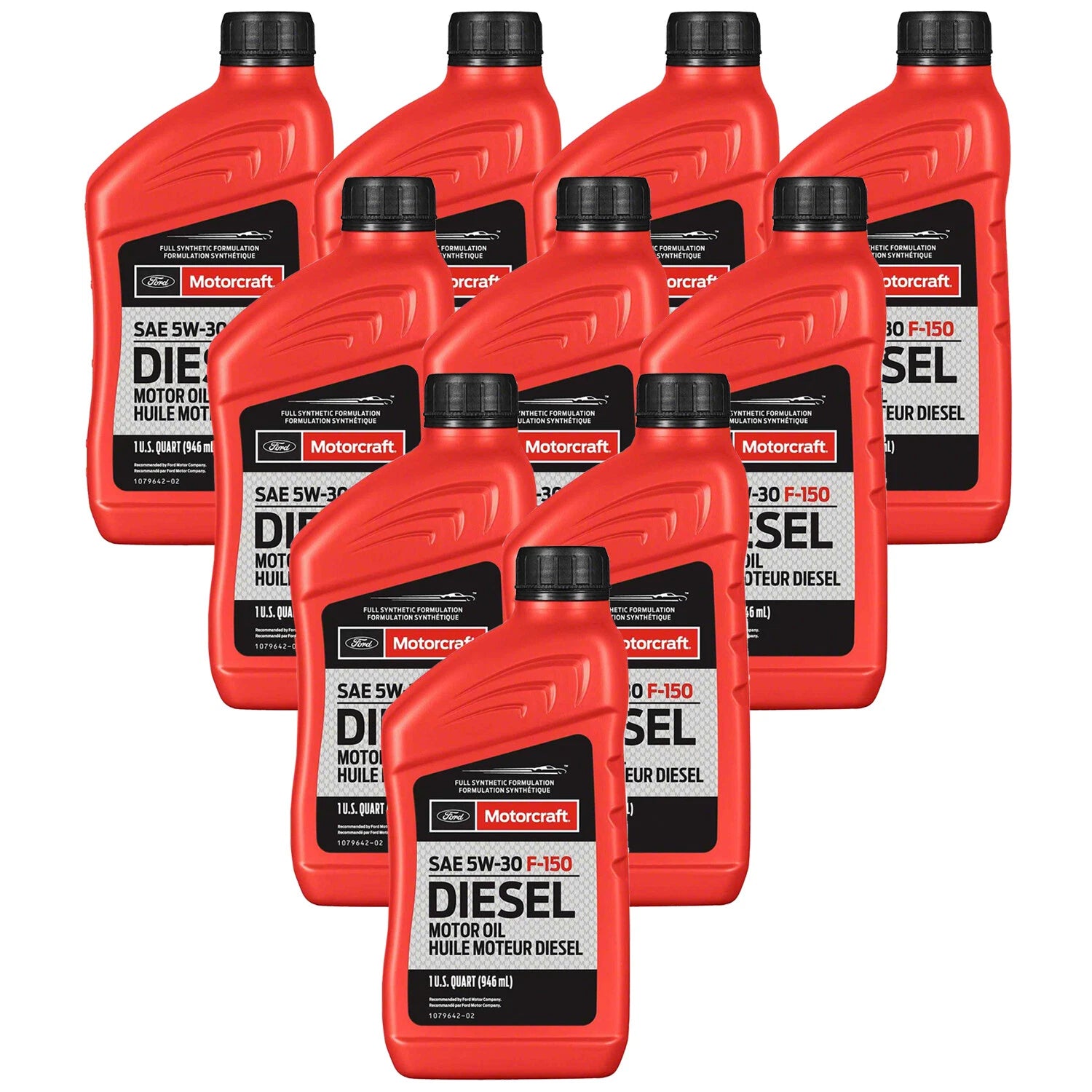 Motorcraft Full Synthetic Diesel Motor Oil SAE 5W-30 for F-150 (10 Quart)