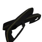Carbon Fiber Door Panel Armrest Cover for Acura TL (2009–2014) Yellow Stitch