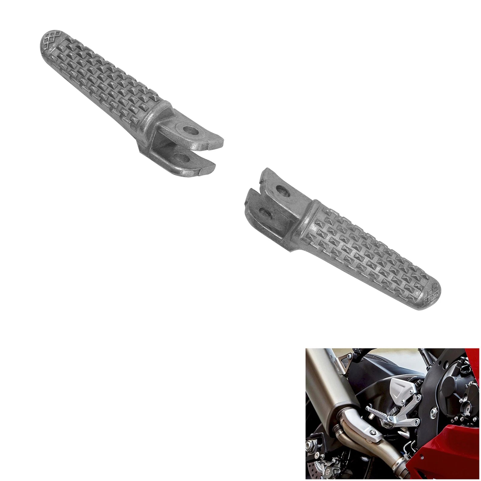 Pair Front Footrest Foot Pegs for Honda CBR 1000RR (2004–2025), CBR 600RR (2003–2025)
