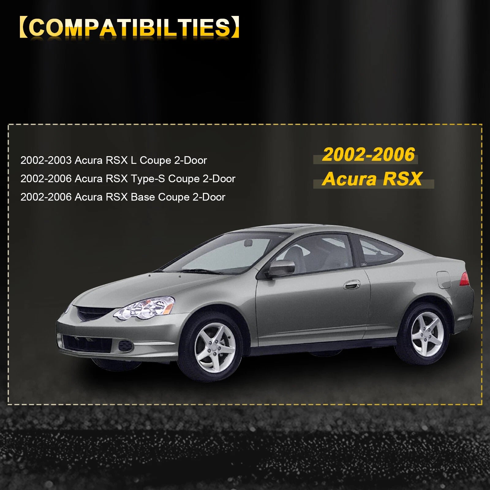 Coilovers for Acura RSX (2002–2006) Adjustable Height Suspension