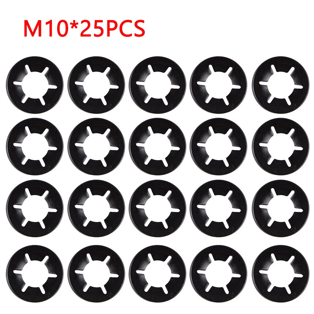 Push On Locking Washers Starlock Clips Kit for Metric Shaft