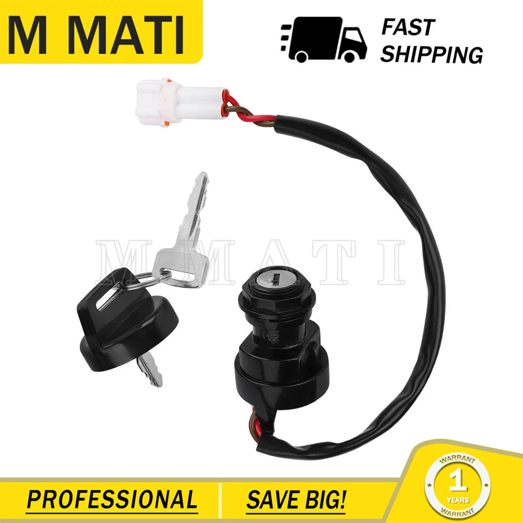 Ignition Key Switch for Yamaha Bruin 350 YFM350 (2004–2006) 5LP-82510-00-00