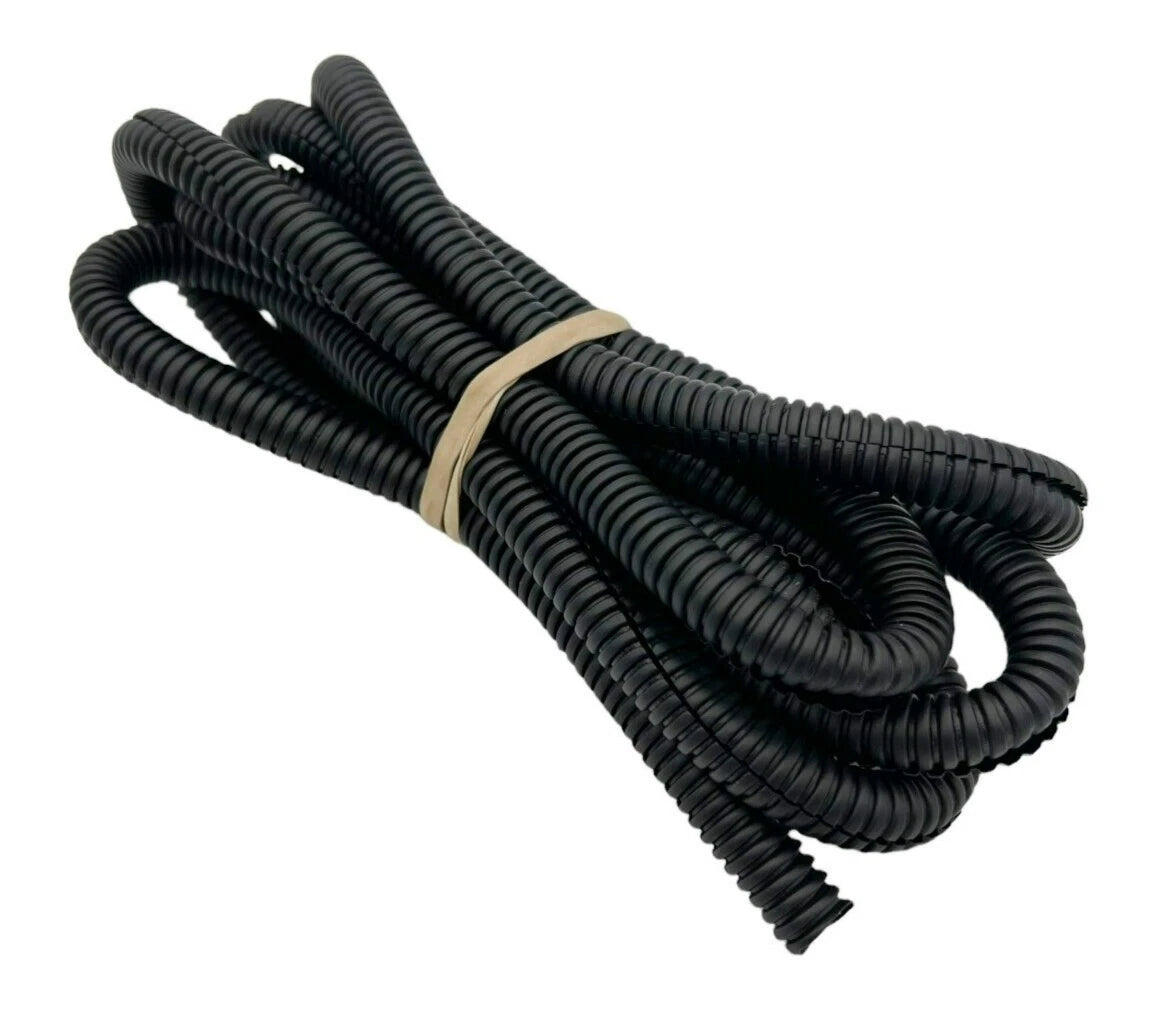 Wire Loom 3/8 Inch Universal 84 Inch Black for All Vehicles (Universal)