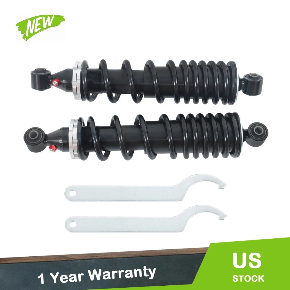 2 Rear Shock Absorbers for Kawasaki Bayou 220 250 (1990–2004) Adjustable