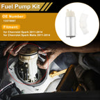 Set of 2 Metal Electric Fuel Pumps for Chevrolet Spark (2011–2014) 13578997