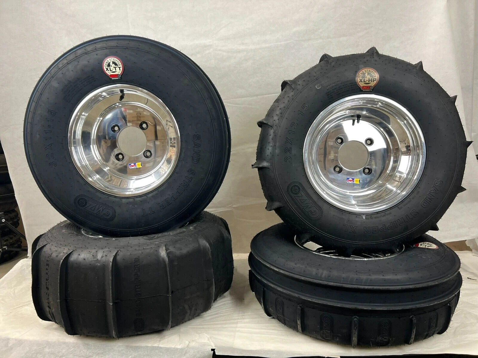 Set of 4 DWT 15" Polish Ultimate Sport Rims for RZR (2014–2023)