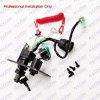 Single Engine Key Switch Assembly for Yamaha Outboard (704-82570-12-00)