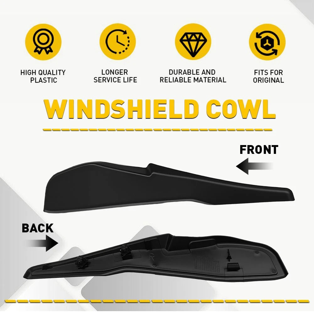 Passenger Side Air Inlet Grille Cowl Extension Cover for Malibu (2016–2025)