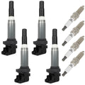 Set of 4 Ignition Coils & 4 Spark Plugs for Mini Cooper Paceman (2013–2016)