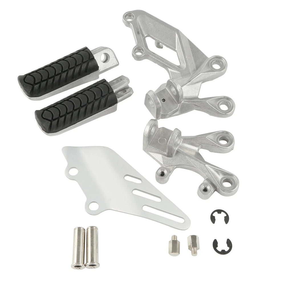 Set of 2 Front Rider Driver Foot Pegs Bracket for Kawasaki Ninja ZZR1400 ZX14R (2006–2023)