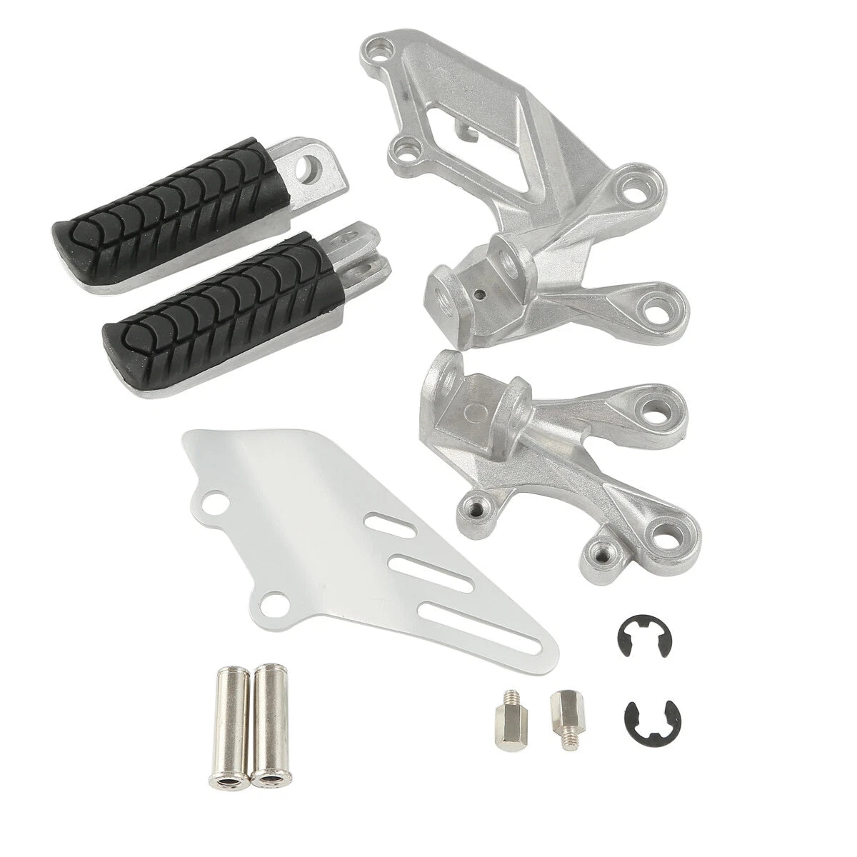 Set of 2 Front Rider Driver Foot Pegs Bracket for Kawasaki Ninja ZZR1400 ZX14R (2006–2023)