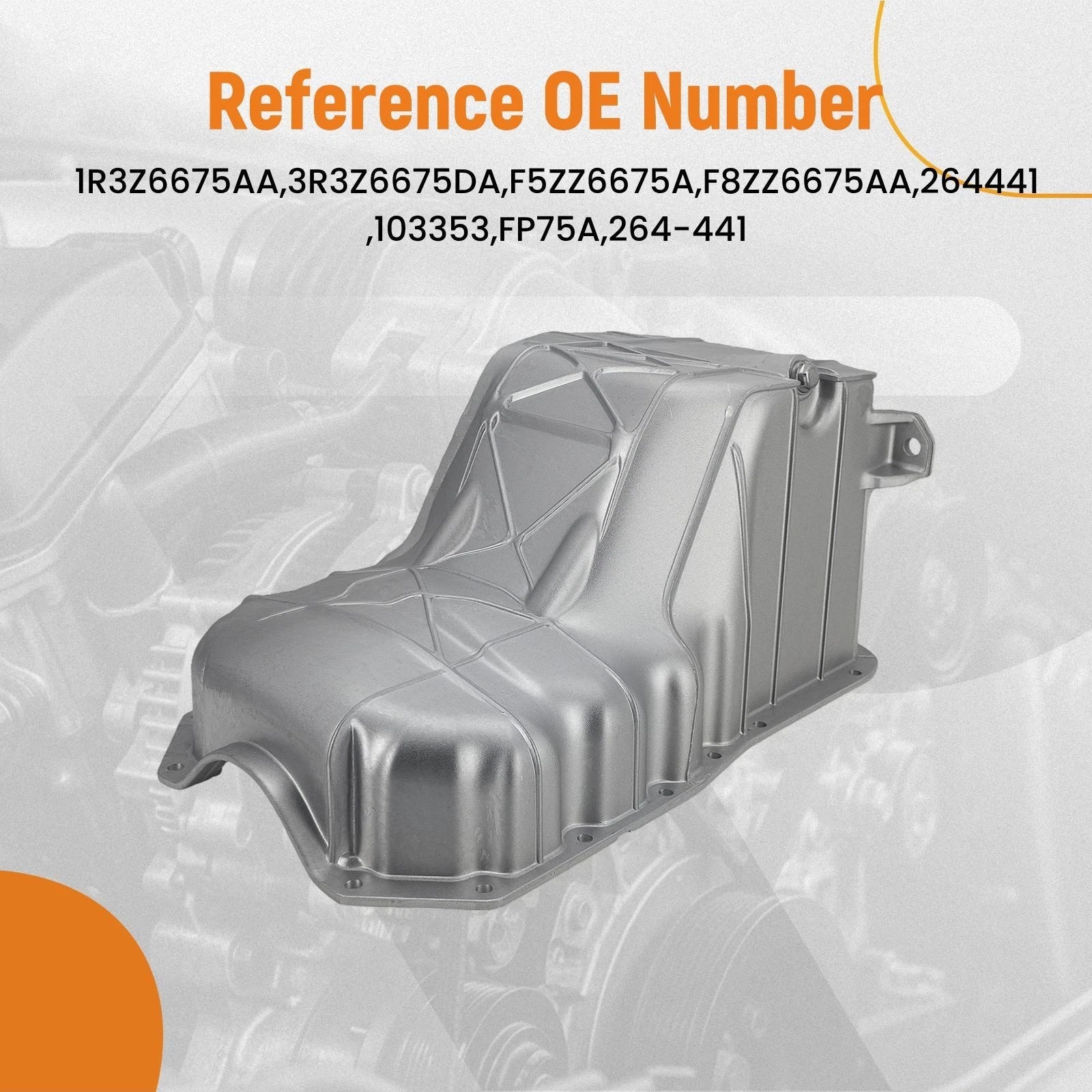 Engine Oil Pan for Mercury Cougar V6 3.8L (1995-1997)