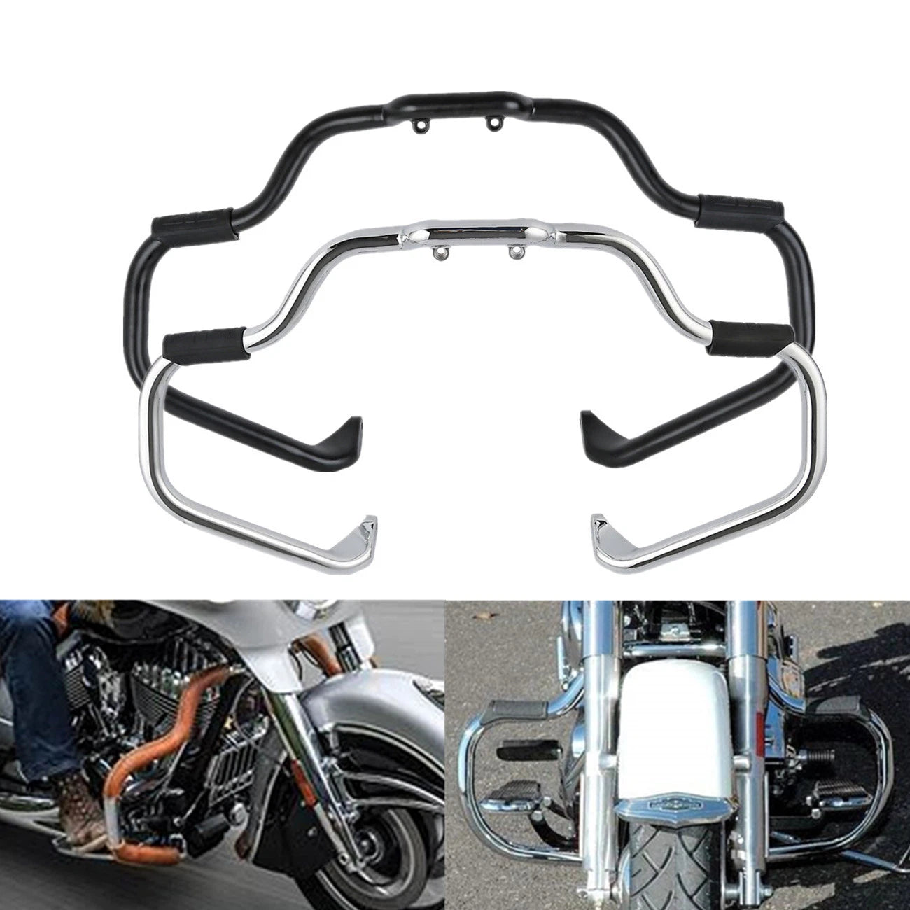 Mustache Engine Guard Crash Bar for Indian Chief (2014–2018)