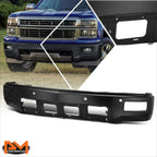 Front Bumper Face Bar w/ Fog Lights & PAS Holes for Chevy Silverado 1500 (2014–2015)