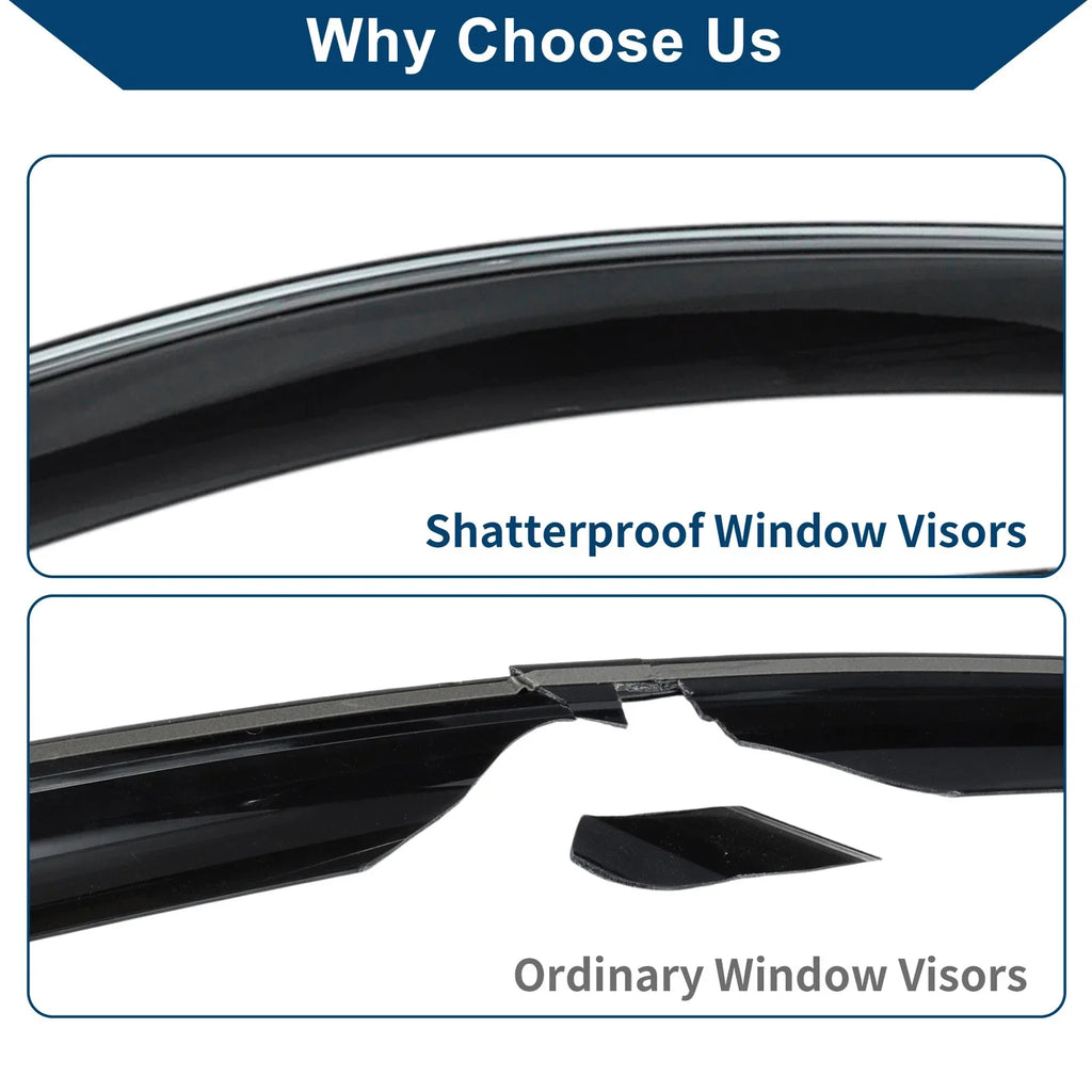 Car Window Deflectors for Honda Fit Side Window Vent Visors (2015-2020)