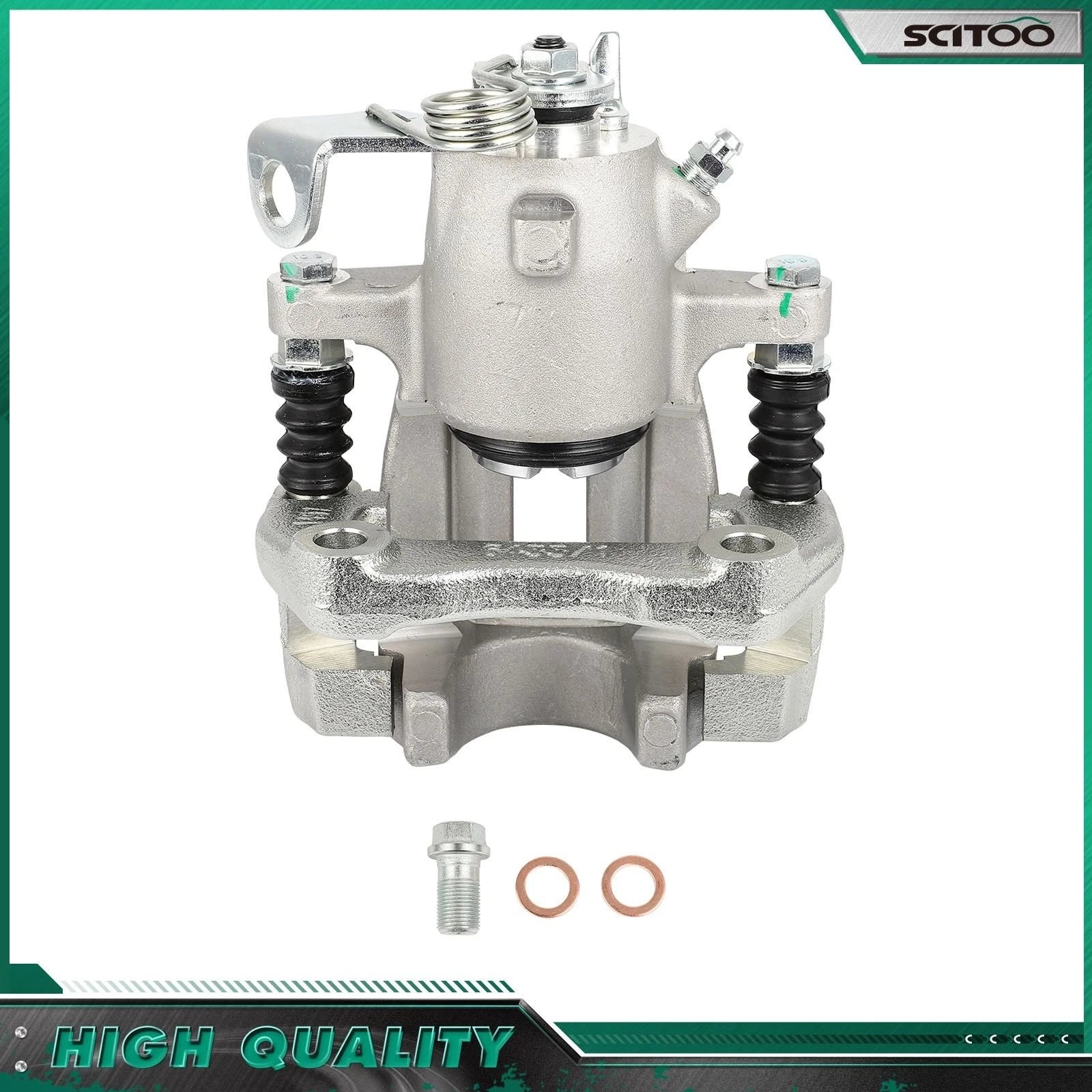 Rear Left Brake Caliper w/ Bracket for Volkswagen Golf V6 2.8L (2004–2005)