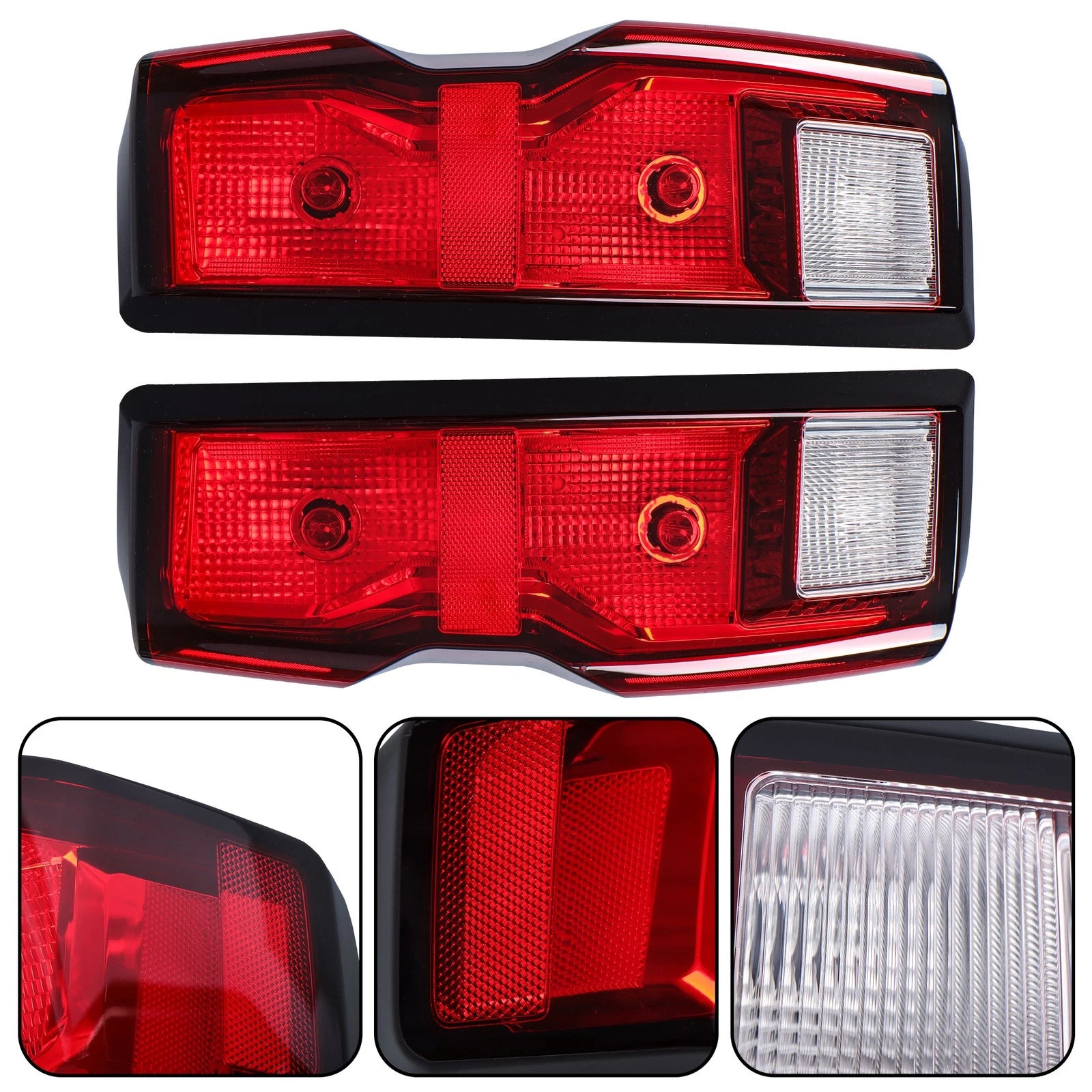 LED Tail Light Assembly for Chevrolet Colorado (2023–2025) Left & Right Black Red