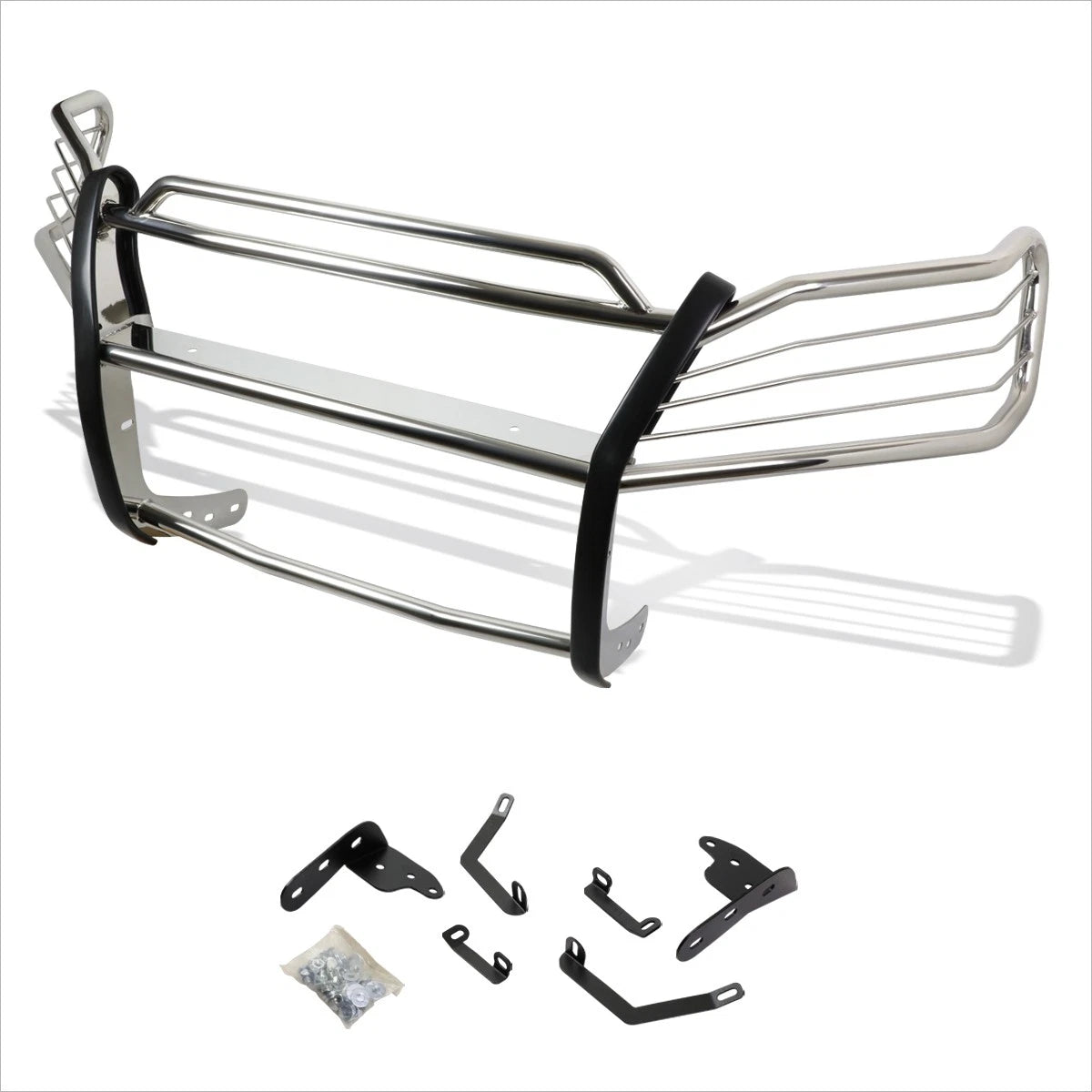 Stainless Steel Bumper Brush Grille Guard Chrome for Honda Pilot (2003–2008)