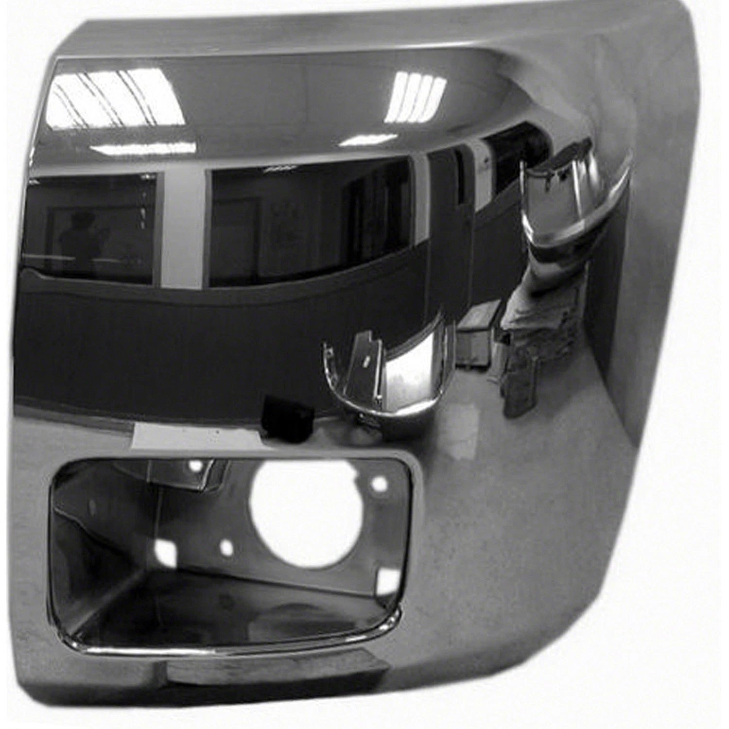Replacement Chrome Driver Side Front Bumper End for See Compatibility Chart
