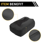 Console Lid Armrest Cover for Chevrolet (Microfiber Leather, Black)