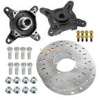2X Front Wheel Hub Brake Rotor & Studs for Polaris Ranger (2000–2020)