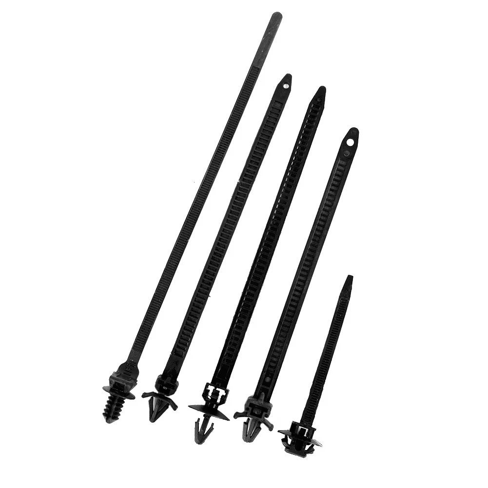 100x Nylon Tie Wraps for Universal Use (Cable Fasteners)