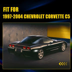 Smoke White LED Rear Side Marker Light Lamps for Chevrolet Corvette C5 (1997–2004)
