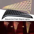 LED Smoke Rear Pillar Tail Lights for Toyota Sienna (2021–2023)