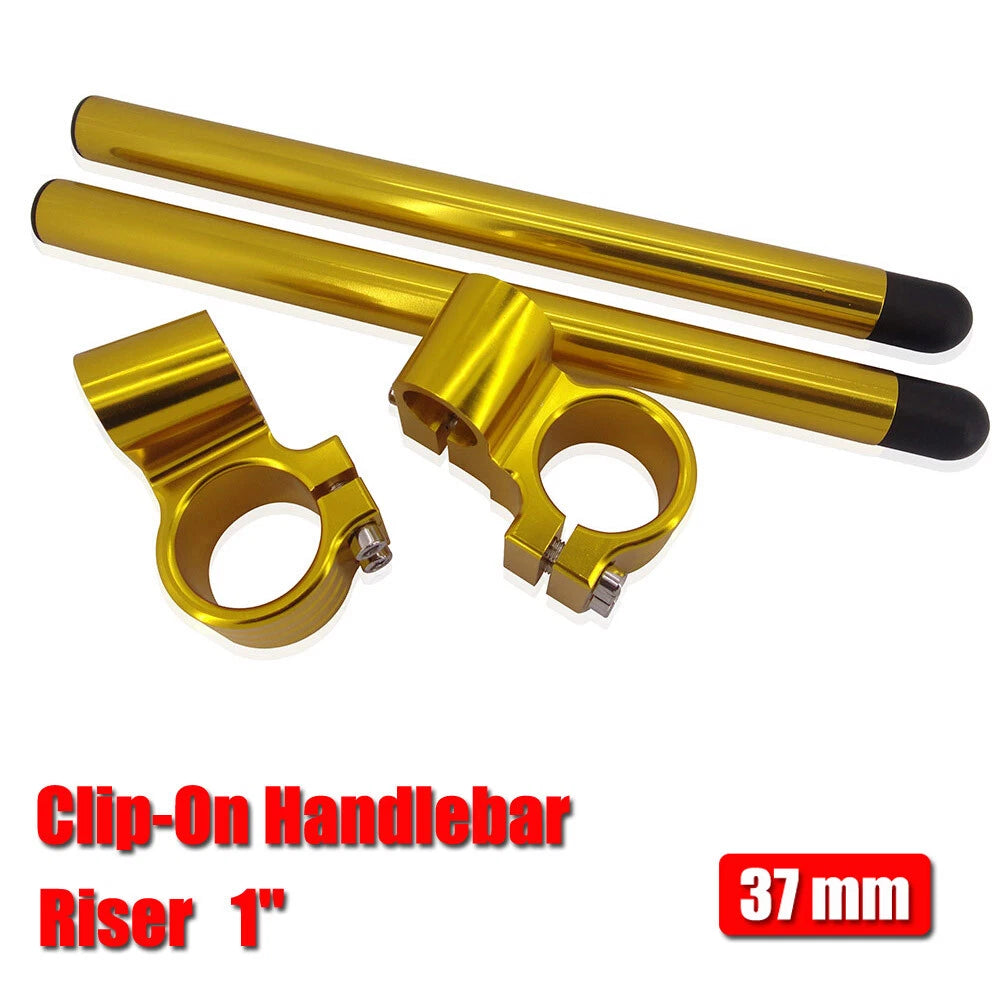 37mm Riser Clip-Ons Handlebars for Suzuki GS500, Honda CBR600F (1987–1990)