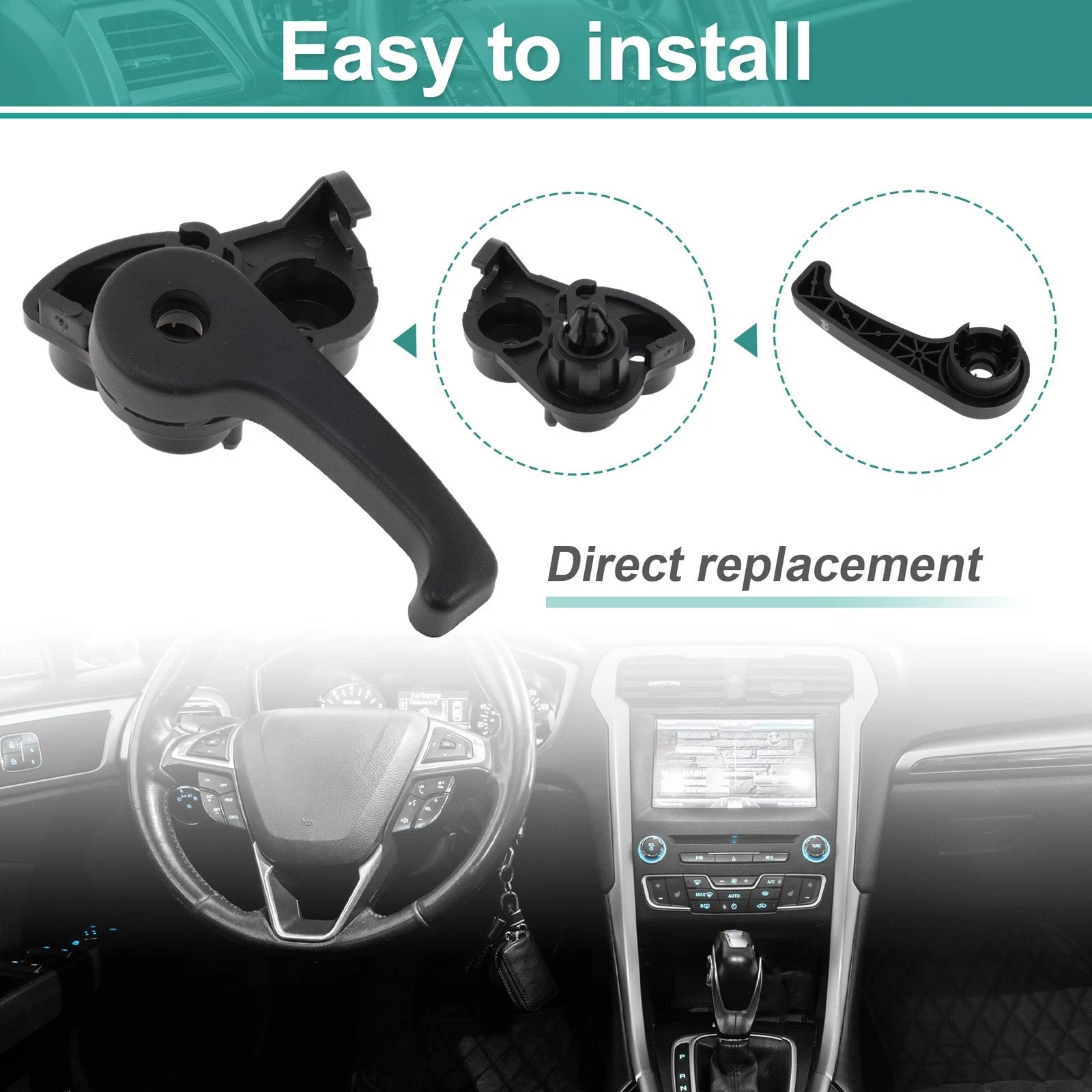 Hood Latch Release Handle for Kia Niro (2017–2020) No. 811812B000