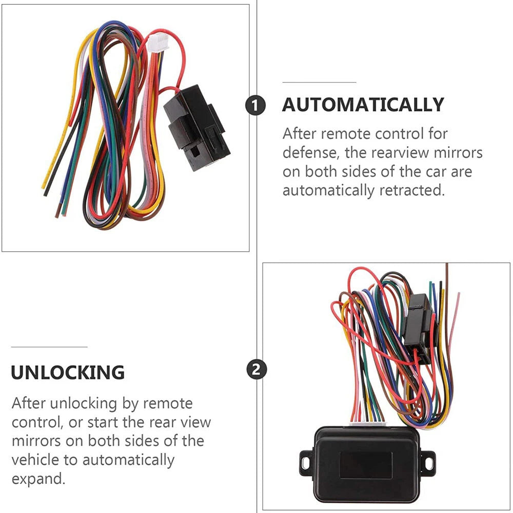 Folding Side Rear View Mirror Closer System for Auto Car