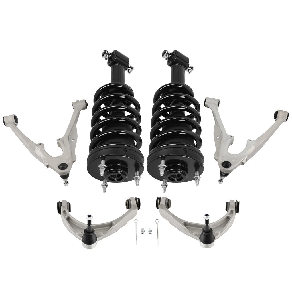 2X Front Struts & 4X Control Arms for Chevy Tahoe (2015–2016)