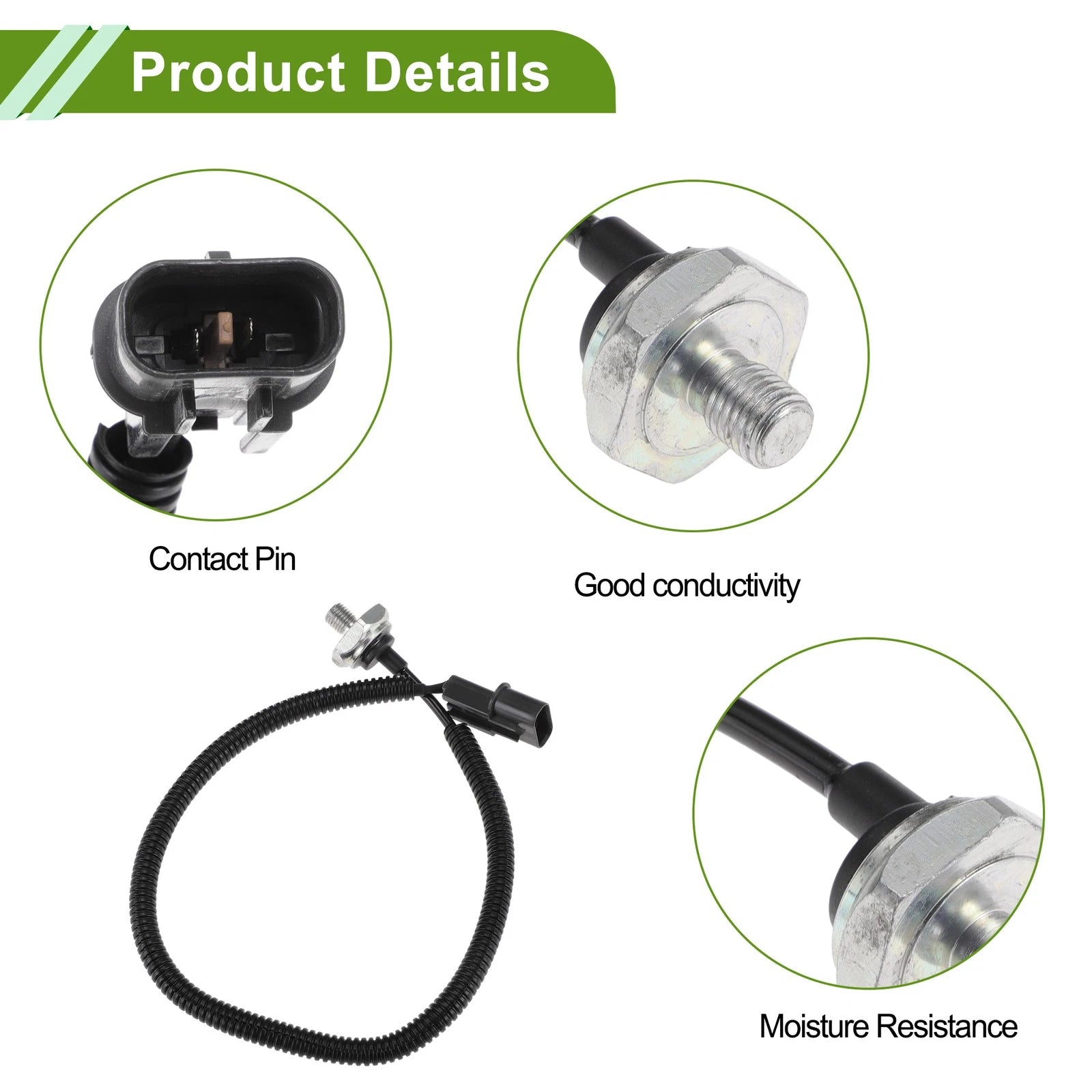 Ignition Knock Detonation Sensor for Mitsubishi Lancer (2004–2012) No.MN137468