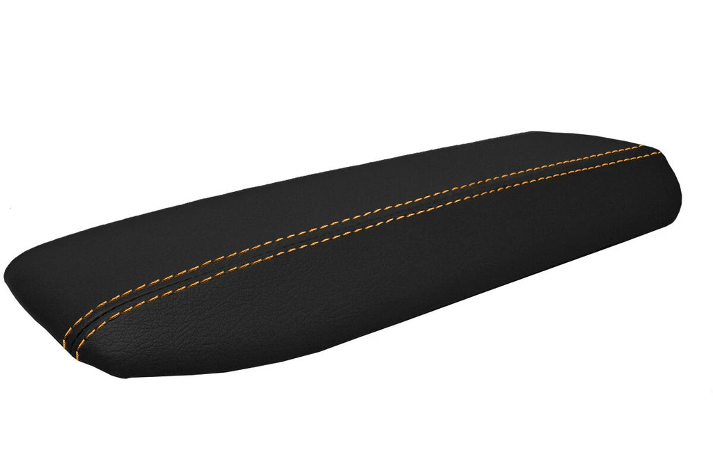 Console Lid Armrest Cover for Porsche 911 991 Carrera (2012–2019) Orange Stitch