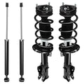 Set of 4 Complete Strut Springs & Shocks for Ford Fiesta (2010–2013)