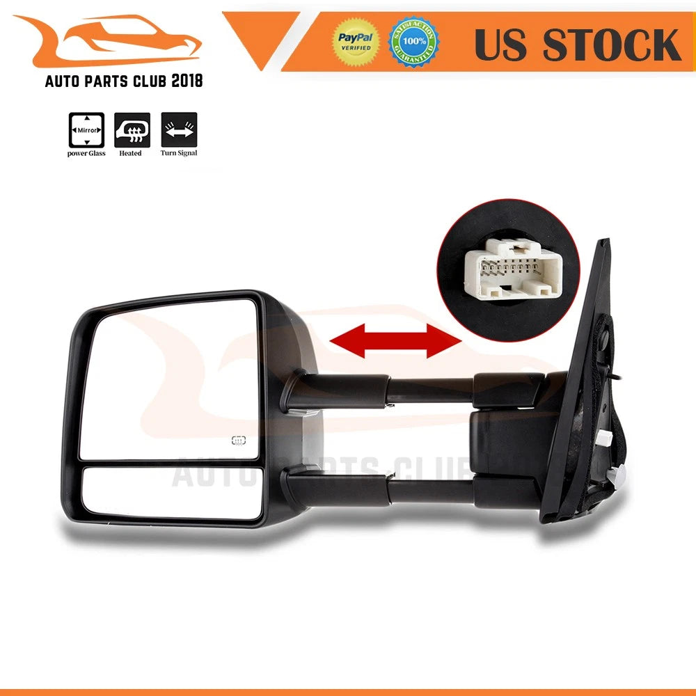 LH Power Heated Signal Towing Mirror for Toyota Tundra (2007–2016)