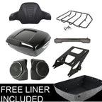 Trunk Pad Mount Rack Speakers for Harley Touring (2014–2023)