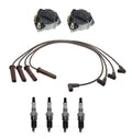 2 Ignition Coils & 4 Spark Plugs Kit for Chevrolet S10 L4 RWD (1994–1995)