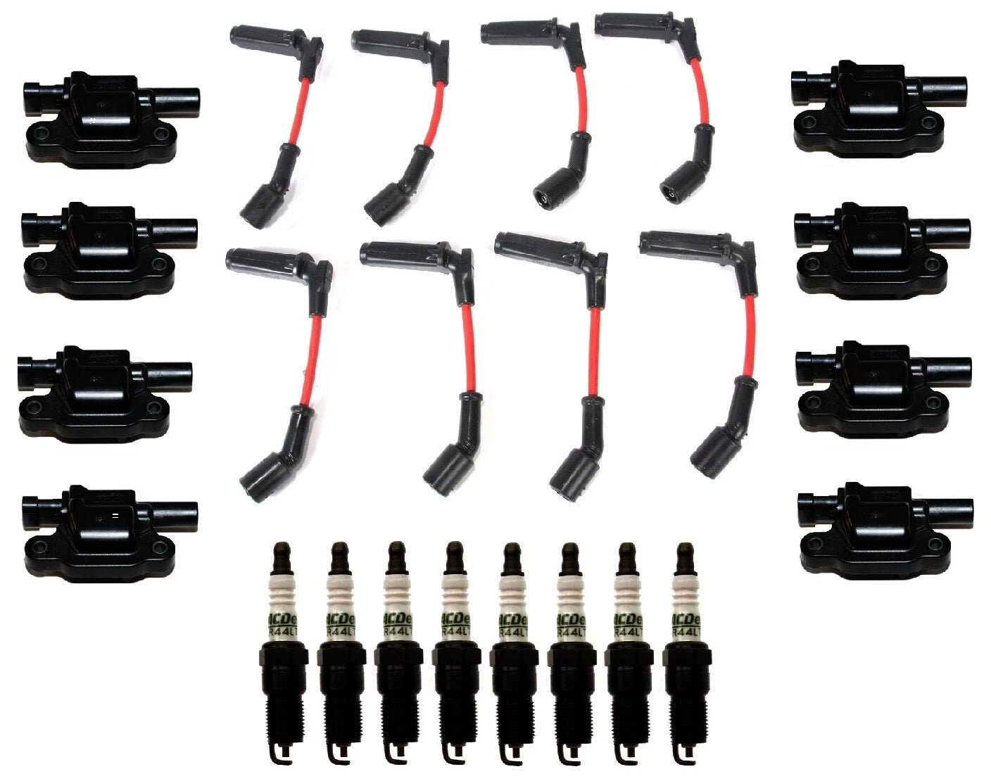 Set of 8 Ignition Wires & 8 Spark Plugs for Chevrolet Corvette (2000–2005)