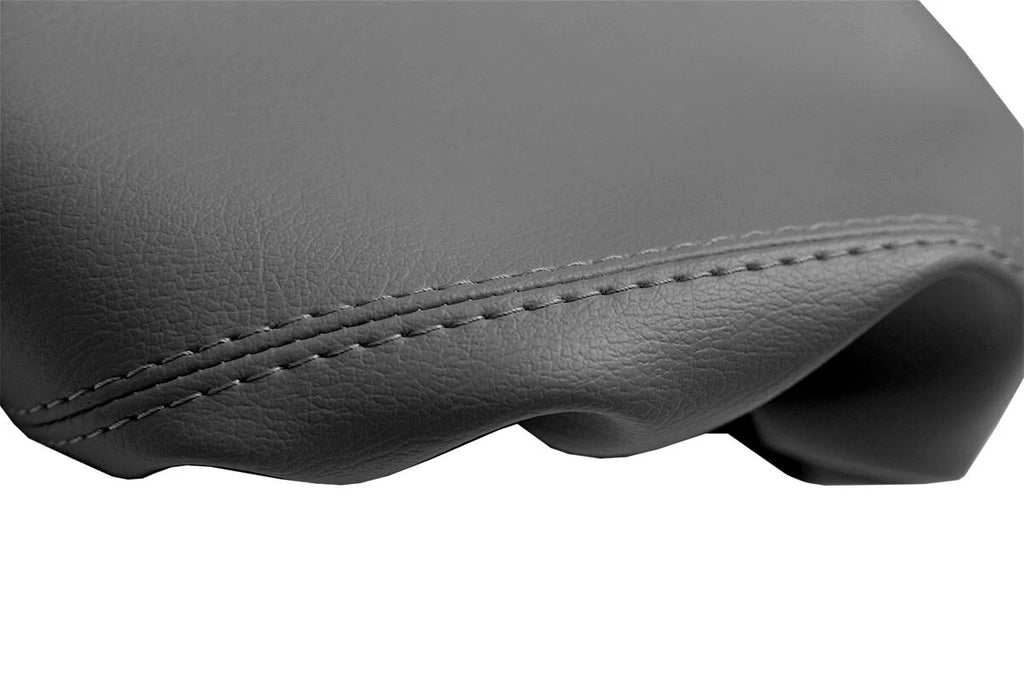Leather Console Lid Pull Over Cover for Mitsubishi Eclipse (1995–1999) Gray