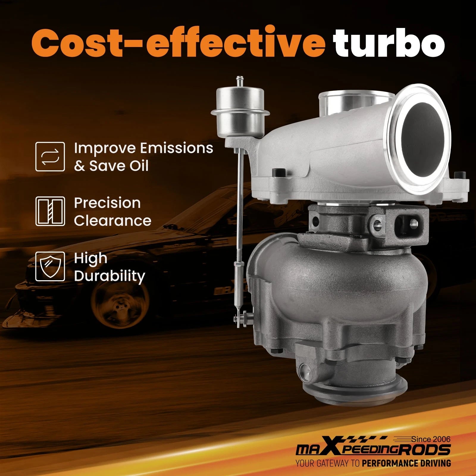 Turbocharger for Ford Powerstroke F250 F350 F450 (2000–2003) 1831383C92 GTP38
