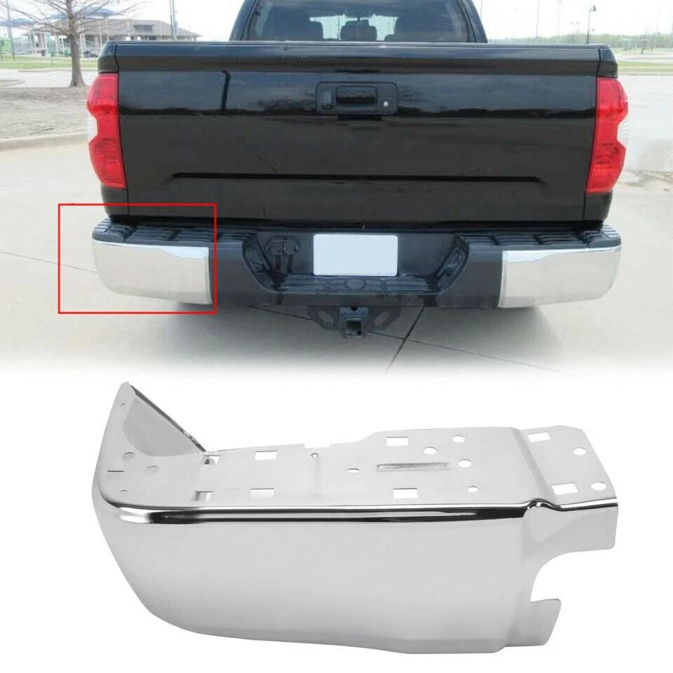 Set of 2 Rear/Front Step Bumper End Caps for Toyota Tundra (2014–2024)