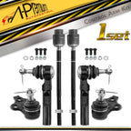 6x Inner & Outer Tie Rod End Ball Joint for Chevy Malibu (1997–2003)